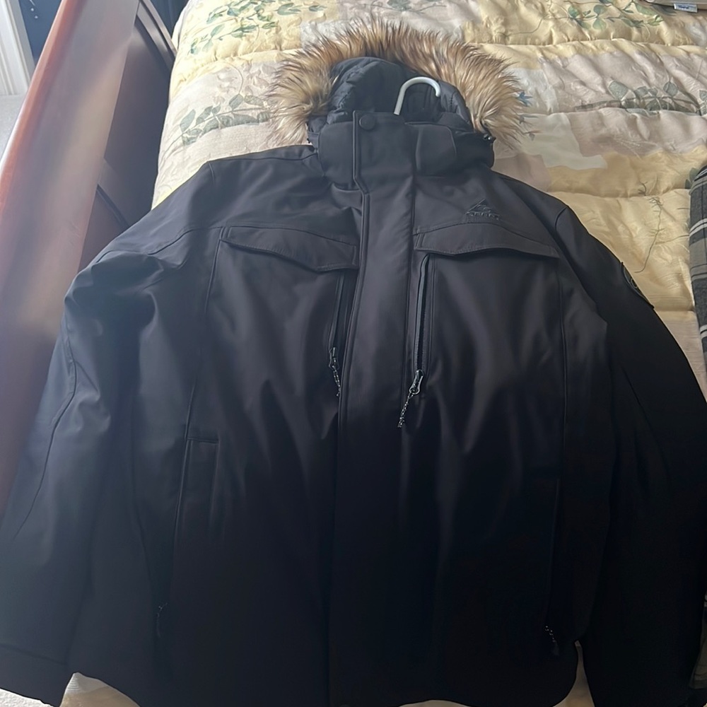 Gerry winter jacket with fur hood- worn once excellent condition